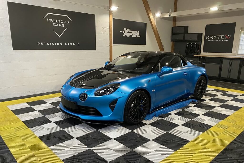 Alpine A110 R Precious Cars Le Mans Valeting Detailing Film de protection PPF Céramique