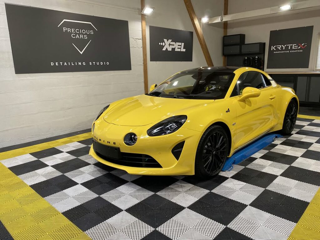 Alpine A110 S Precious Cars Le Mans Valeting Detailing Film de protection PPF Céramique