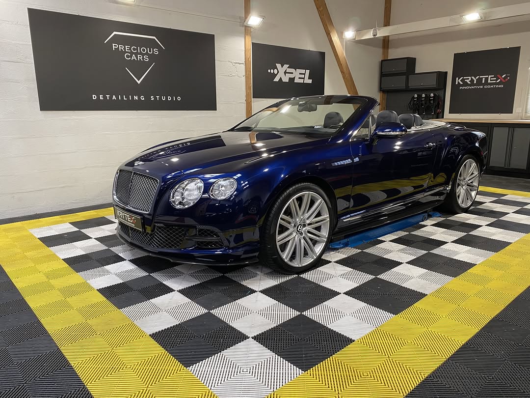 Bentley Continental GT Speed Cabriolet Precious Cars Le Mans Valeting Detailing Film de protection PPF Céramique