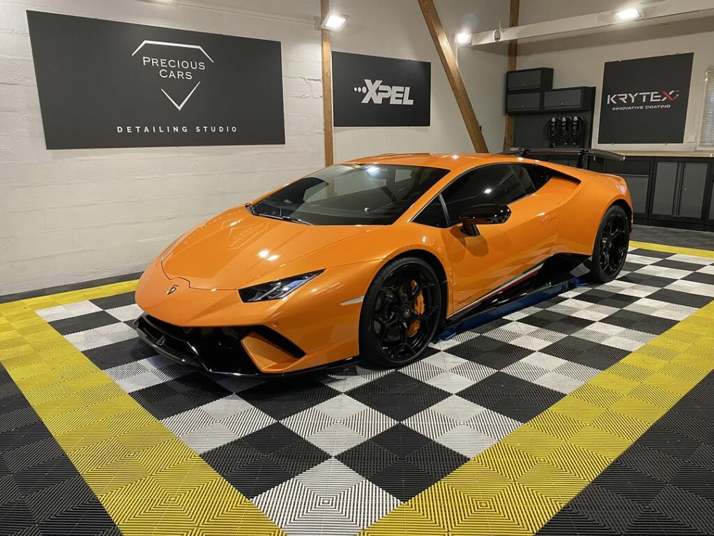 Lamborghini Huracán Performante Precious Cars Le Mans Valeting Detailing Film de protection PPF Céramique
