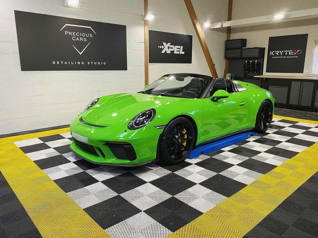 Porsche 991 Speedster 510 ch Precious Cars Le Mans Valeting Detailing Film de protection PPF Céramique