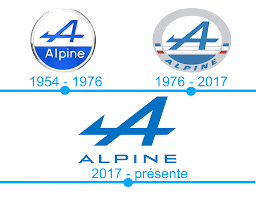Logo Alpine - marque automobile francaise sportive
