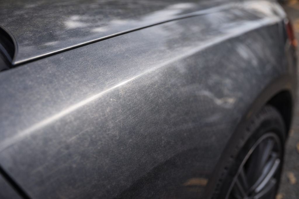 Peinture automobile terne avant polissage - Precious Cars Le Mans