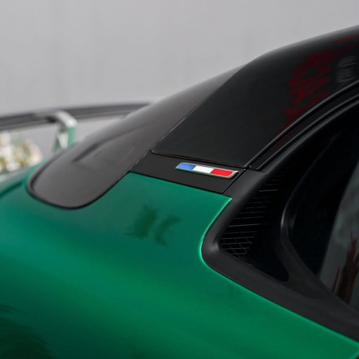 Alpine A110 R vert émeraude Precious Cars Le Mans Valeting Detailing Film de protection PPF Céramique