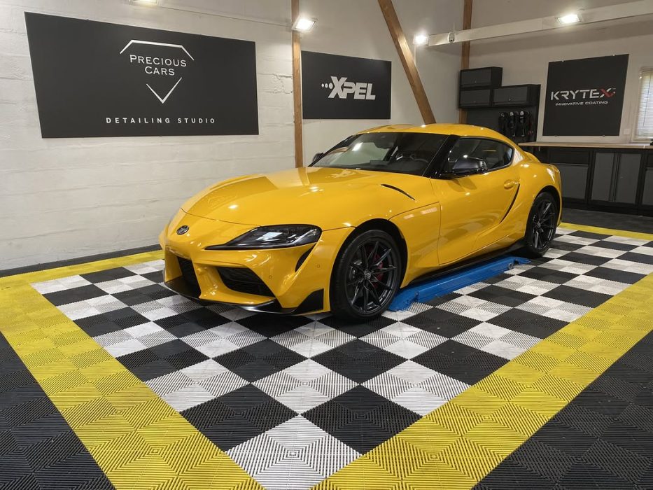 Toyota GR Supra Precious Cars Le Mans Valeting Detailing Film de protection PPF Céramique